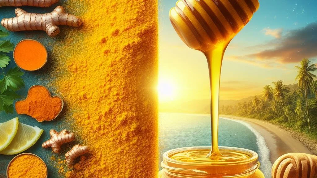 cách ngâm bột nghệ với mật ong